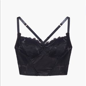 Floral Glow Lace Bustier by Savage x Fenty